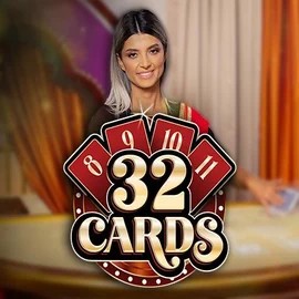 32 Cards by Ezugi, showcased at spinjocasino.eu – game logo