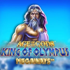 Age Of The Gods: King of Olympus Megaways by Origins, showcased at spinjocasino.eu – game logo