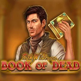 Book of Dead casino game by Play'n GO – featured logo at Spinjo Casino