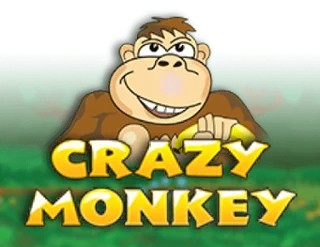 Crazy Monkey slot logo by Igrosoft at Spinjo Casino