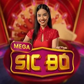 Official Live Casino logo: Mega Sic Bo by Pragmatic Play at Spinjo Casino