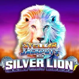 Enjoy Stellar Jackpots with Silver Lion by Lightning Box Game – logo hosted on spinjocasino.eu