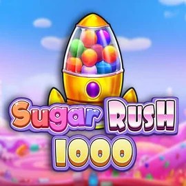 Sugar Rush 1000 slot icon by Pragmatic Play, available at Spinjo Casino