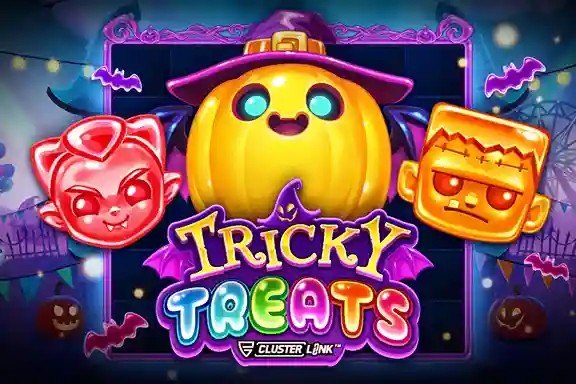 Tricky Treats casino game by Push Gaming – featured logo at Spinjo Casino
