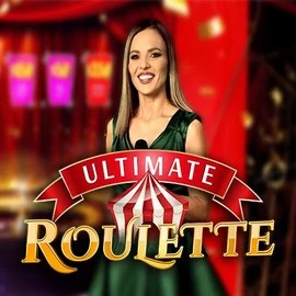 Ultimate Roulette slot logo by Ezugi at Spinjo Casino