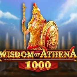 Slots logo of Wisdom of Athena 1000 from Pragmatic Play at Spinjo Casino