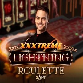 XXXtreme Lightning Roulette logo by Evolution at Spinjo Casino